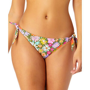 Salt + Cove Size Large Multicolor Floral Printed Side-Tie Bikini Bottoms NWT
